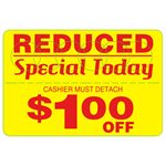 REDUCED SPECIAL TODAY $1.00 OFF